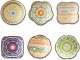 Soy Sauce Dish, Dipping Bowls Sets of 6, 1.2 Oz Porcelain Dip Serving Bowls & Bowl, Small Bowls for Side Dishes, Sushi, Sauce, Ingredient, Mini Tiny Bowls(Mixed)