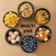 Cereal Bowl Set of 6, 20 Ounces Ceramic Soup Bowls Set for Kitchen, Suit for Cereal Soup Rice Pasta Salad Oatmeal, Microwave Safe, Navy Blue