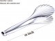 Buffet Salad Serving Tongs, 12 inch Catering Chef Food Salad BBQ Serving Utensils, Set of 2(stainless steel)